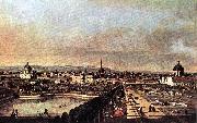 Bernardo Bellotto View of Vienna from the Belvedere Sweden oil painting reproduction